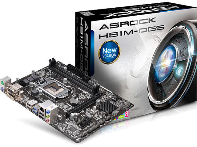 Дънни платки ASRock H81M-DGS