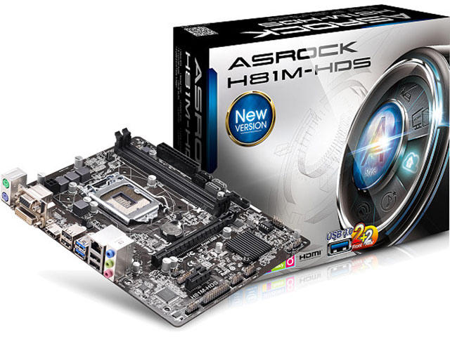 Дънни платки ASRock H81M-HDS