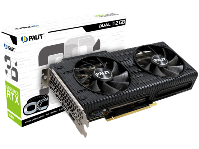 Видео карти Palit GeForce RTX 3060 Dual OC 12GB