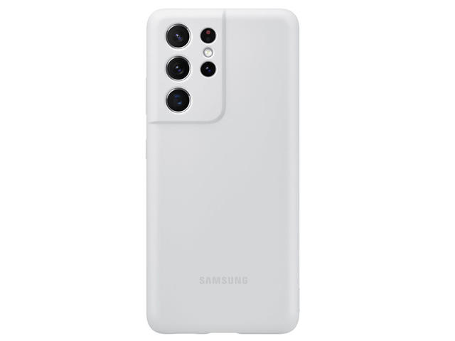 Калъфи Samsung Galaxy S21Ultra Silicone Cover, в светлосиво