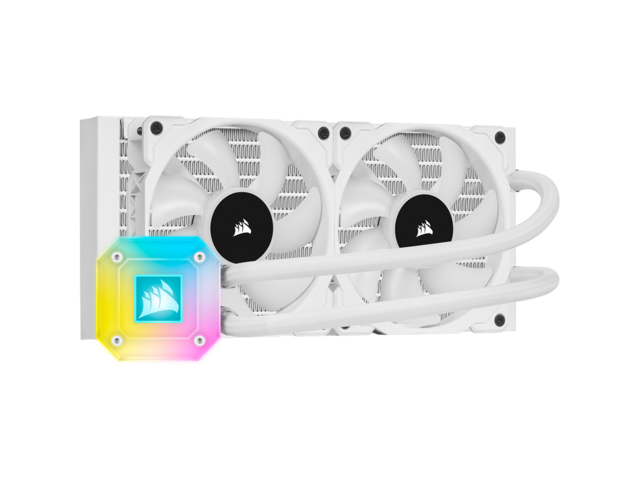 Охладители Corsair iCUE H100i ELITE CAPELLIX 240 White RGB