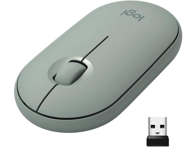Мишки Logitech Pebble M350, Eucalyptus