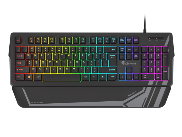 Клавиатури Genesis Gaming Rhod 350 RGB Backlight US Lauout