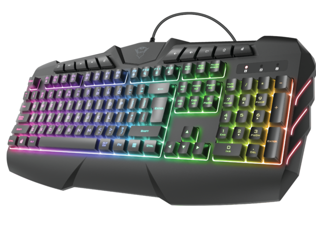 Клавиатури TRUST GXT 881 Odyss Semi-mechanical Keyboard US
