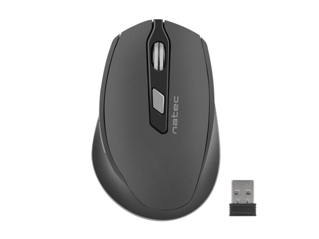 Мишки Natec Siskin, Black-grey