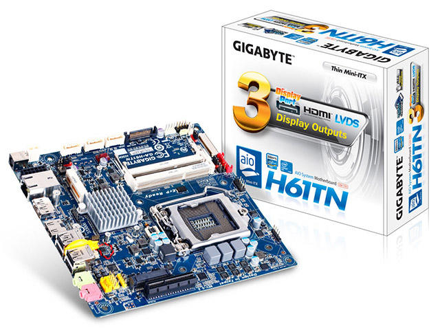 Дънни платки GIGABYTE GA-H61TN