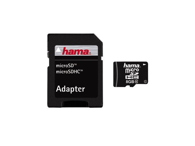 Карти памет Hama microSDHC 8GB Class 10