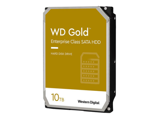 Твърди дискове 10TB 7200rpm Western Digital Gold