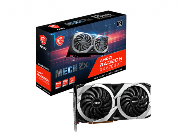 Видео карти MSI Radeon RX 6700 XT MECH 2X 12G