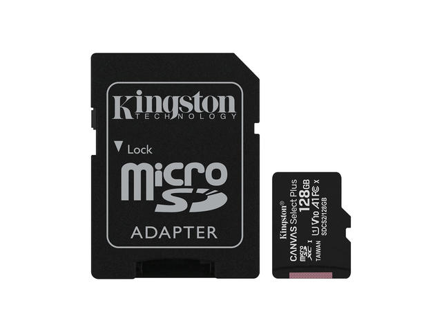 Карти памет 128GB Kingston Canvas Select Plus SD Memory Card