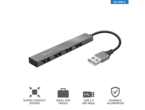 USB Хъб Trust Halyx Aluminium 4-портов Mini USB хъб