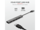 USB Хъб Trust Halyx Aluminium 4-портов Mini USB хъб