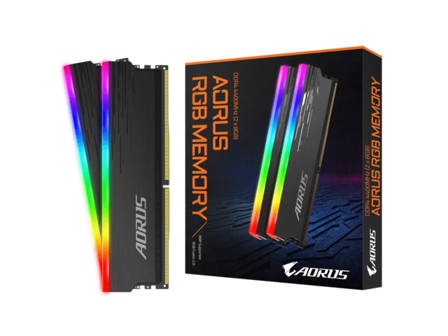 Оперативна памет 16GB (2X8GB) DDR4 4400MHz AORUS RGB