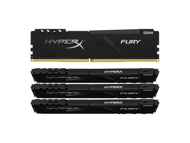 Оперативна памет 128GB(4x32GB) DDR4 2666MHz Kingston HyperX FURY