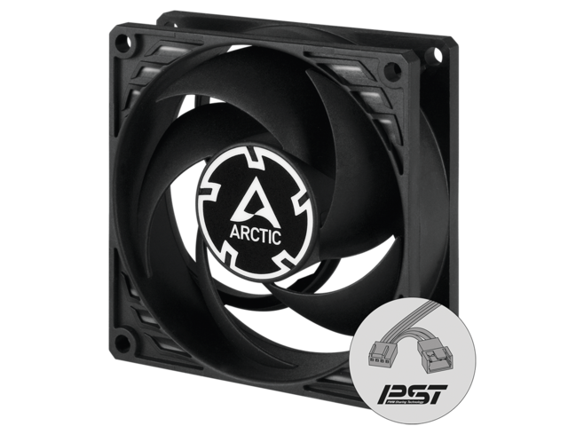 Вентилатори ARCTIC P8 PWM PST Black