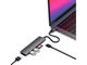 USB Хъб Satechi Slim Aluminum USB Type-C Multi-Port Adapter V2 (Space Gray)
