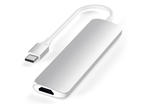 USB Хъб Satechi Type-C Slim Multimedia Adapter V2 - Silver
