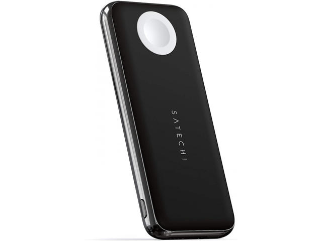Външни батерии Satechi Quatro Wireless Power Bank - Space Grey