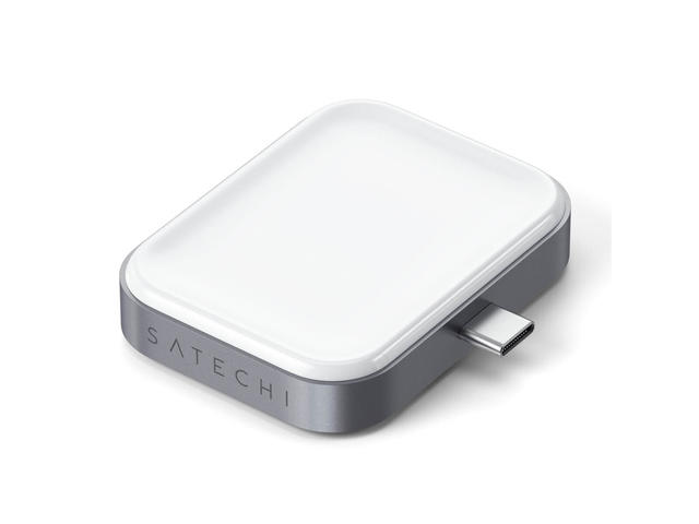 Зарядни устройства Satechi USB-C Wireless Charging Dock for AirPods (5W) - Space Grey