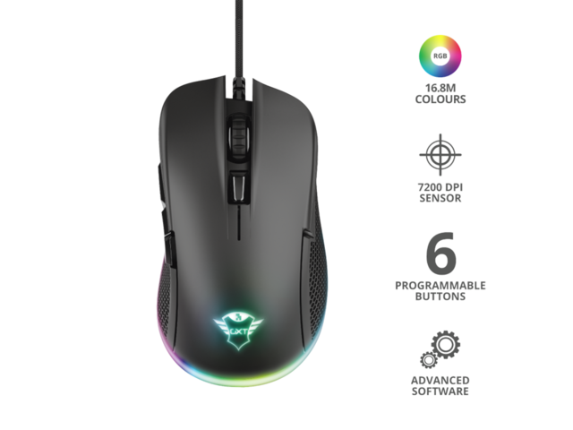 Мишки Trust GXT 922 YBAR Gaming Mouse - black