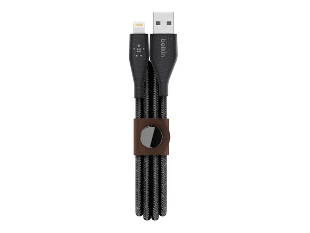 Кабели и Адаптери Belkin DuraTekª Plus Кабел Lightning към USB-A с кабел 3 м - черен