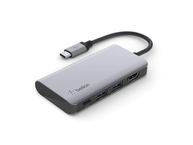 USB Хъб Belkin USB-C 4-in-1 Multiport Adapter