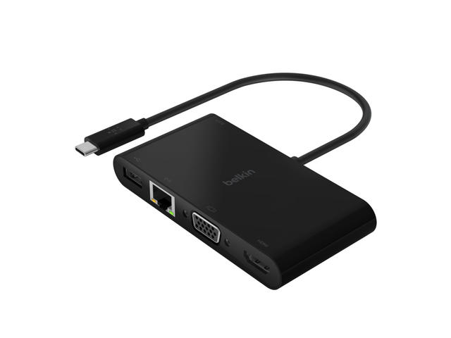 USB Хъб Belkin USB-C Multimedia + Charge Adapter (100W)
