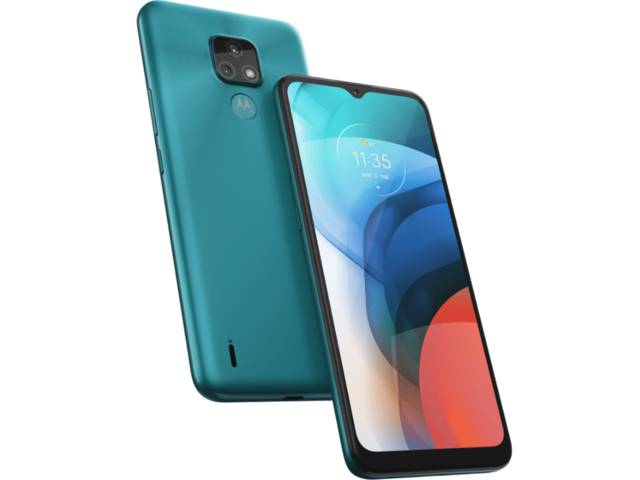 Смартфони Motorola Moto E7 32GB, Aqua Blue