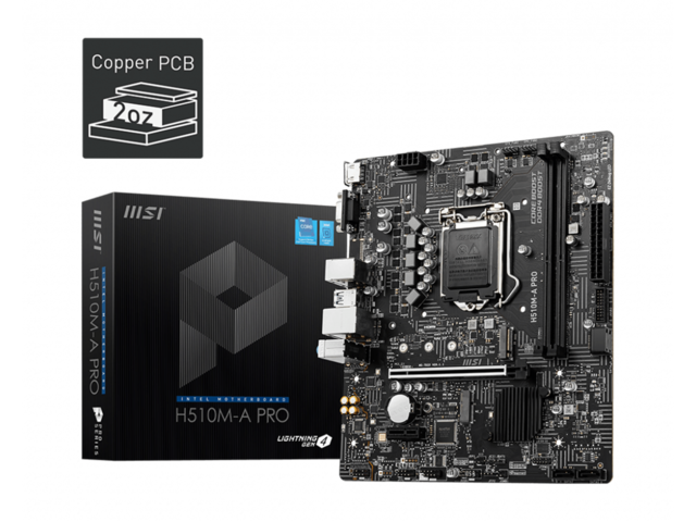 Дънни платки MSI H510M-A PRO