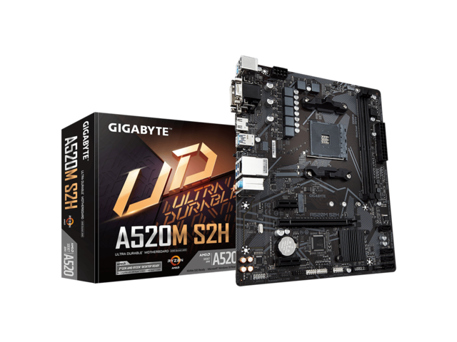 Дънни платки GIGABYTE A520M-S2H