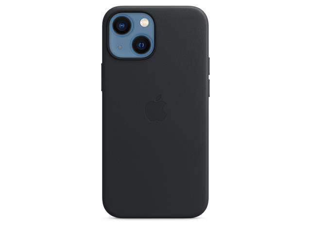 Калъфи Apple iPhone 13 mini Leather Case with MagSafe - Midnight