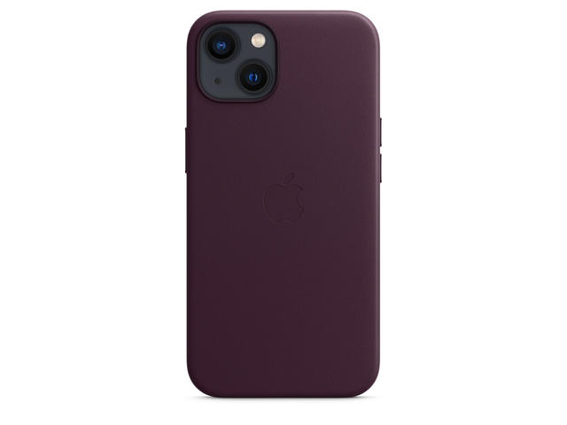 Калъфи Apple iPhone 13 Leather Case with MagSafe - Dark Cherry