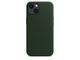 Калъфи Apple iPhone 13 Leather Case with MagSafe - Sequoia Green