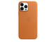 Калъфи Apple iPhone 13 Pro Max Leather Case with MagSafe - Golden Brown