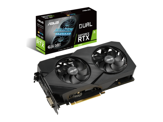 Видео карти ASUS Dual GeForce RTX 2060 EVO 6GB
