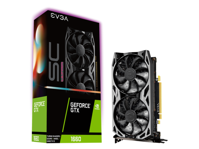 Видео карти EVGA GeForce GTX 1660 SC ULTRA GAMING