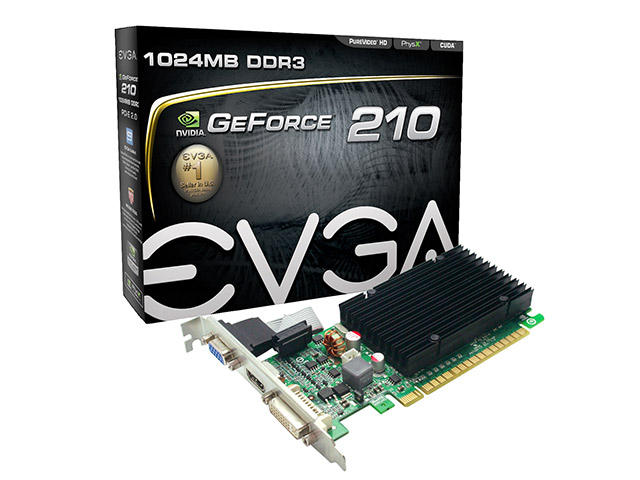 Видео карти EVGA GeForce 210 - 01G-P3-1313-KR