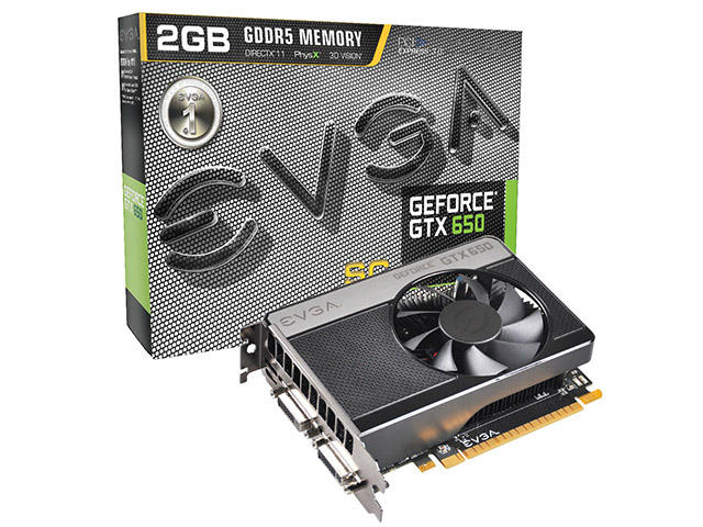Видео карти EVGA GeForce GTX650 SC - 02G-P4-2653-KR