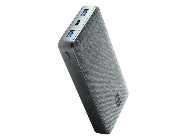 Външни батерии Cellular line Shade 20000mAh 65W, черна