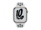 Смарт часовници Apple Watch Nike S7 GPS, 45mm Starlight Aluminium Case with Pure Platinum/Black Nike Sport Band - Regular