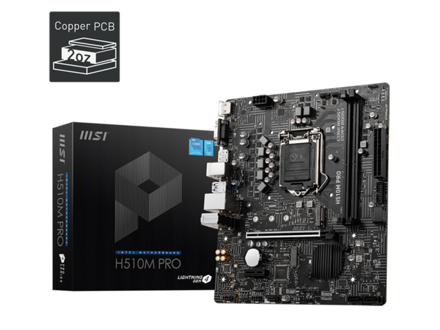 Дънни платки MSI H510M PRO