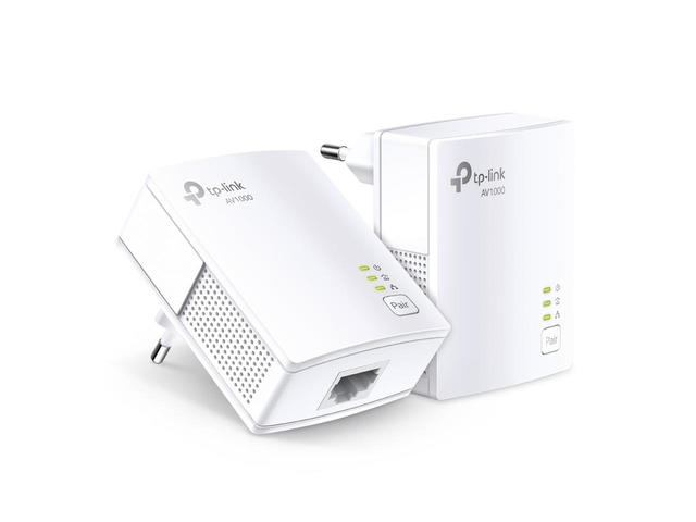Безжични адаптери Powerline TP-Link TL-PA7017 KIT AV1000