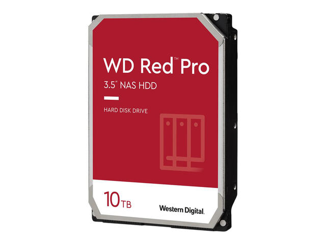 Твърди дискове 10TB 7200rpm Western Digital Red Pro for SOHO NAS