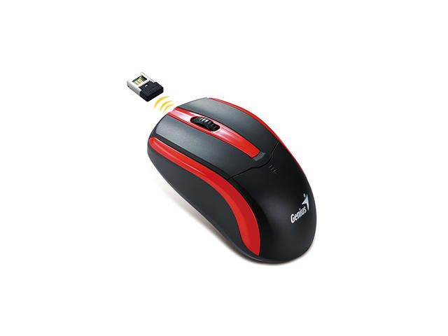 Мишки Genius NS-6005, черно-червена
