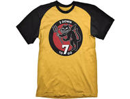 Облекло и аксесоари Wolfenstein Raglan T-Shirt 7 To Go Yellow, Size M