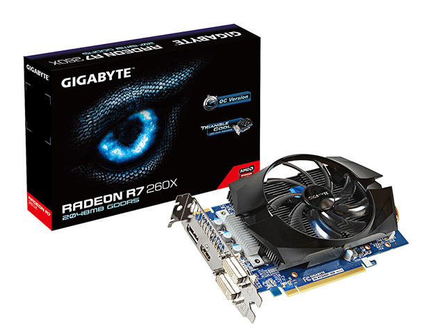 Видео карти Gigabyte Radeon R7-260X rev 1.0