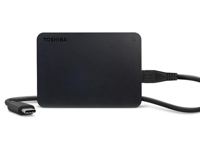 Външни HDD 2TB Toshiba Canvio Basics USB C Black