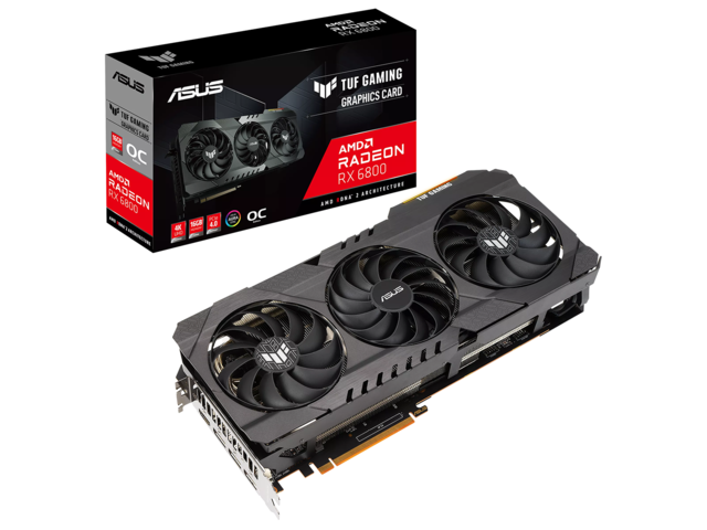Видео карти ASUS TUF Gaming Radeon RX 6800 OC