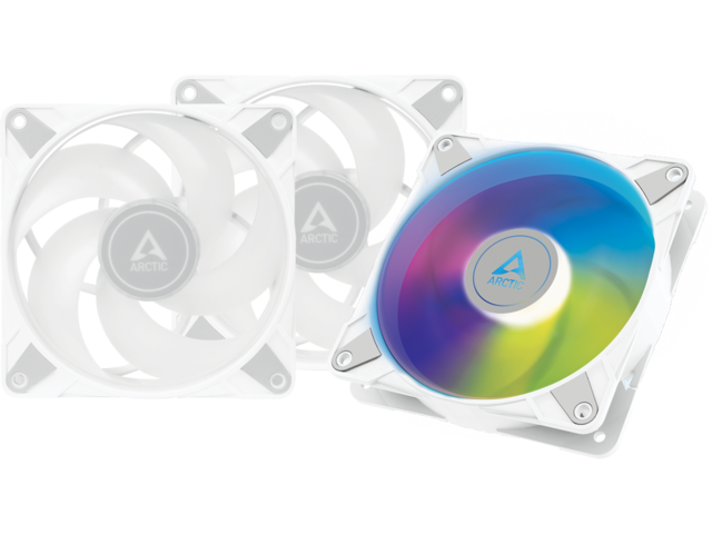 Вентилатори Arctic P12 PWM PST A-RGB White 3 pack