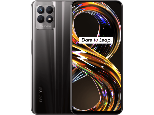 Смартфони Realme 8i 128GB, Space Black